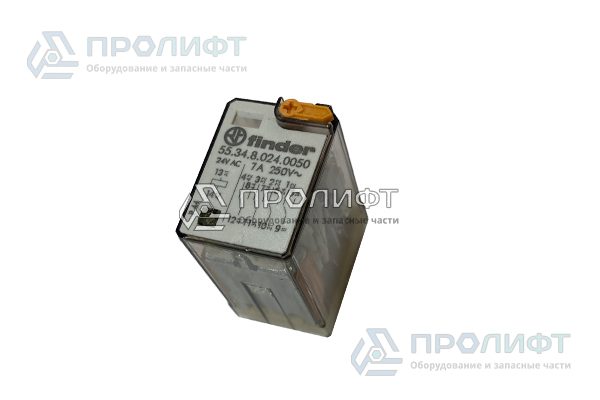 Промежуточное реле 24V AC, 55.34.8.024.0050 Finder